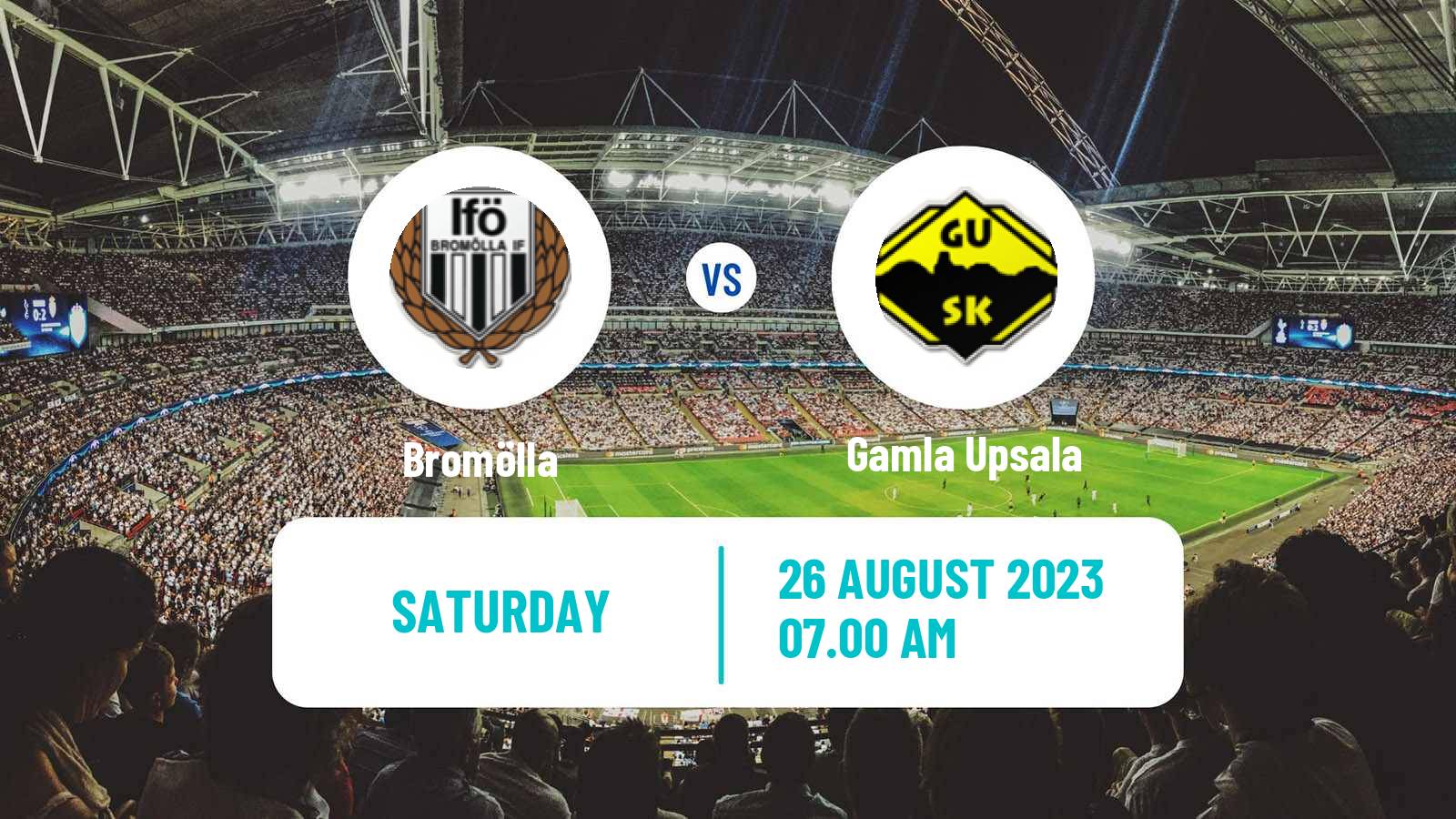 Soccer Swedish Elitettan Women Bromölla - Gamla Upsala