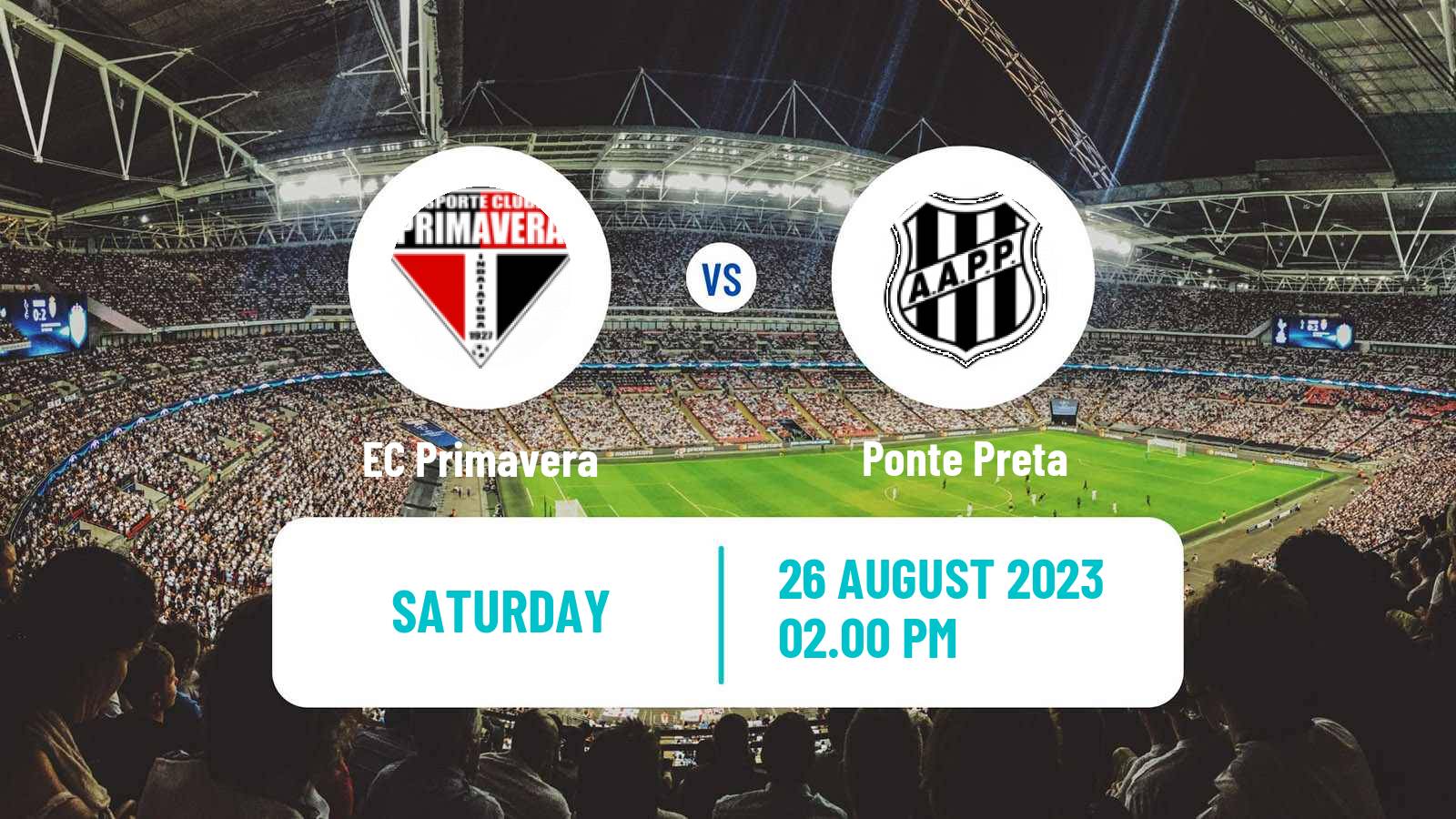 Soccer Brazilian Copa Paulista EC Primavera - Ponte Preta
