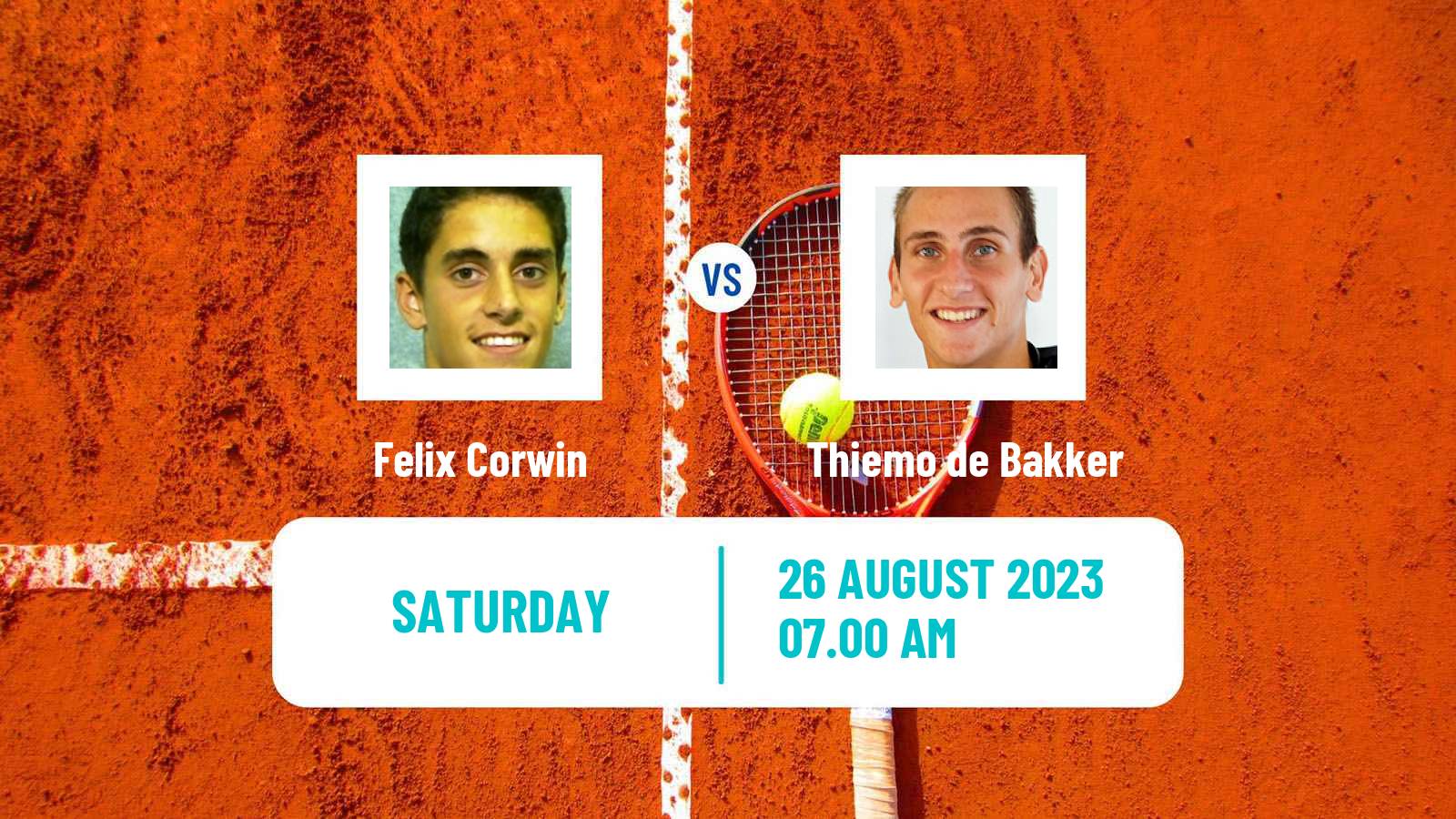 Tennis ITF M15 Huy Men Felix Corwin - Thiemo de Bakker