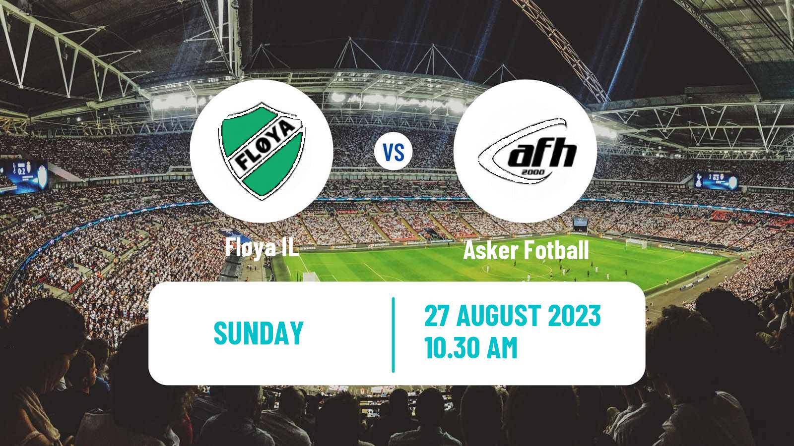 Soccer Norwegian Division 3 - Group 6 Fløya - Asker Fotball