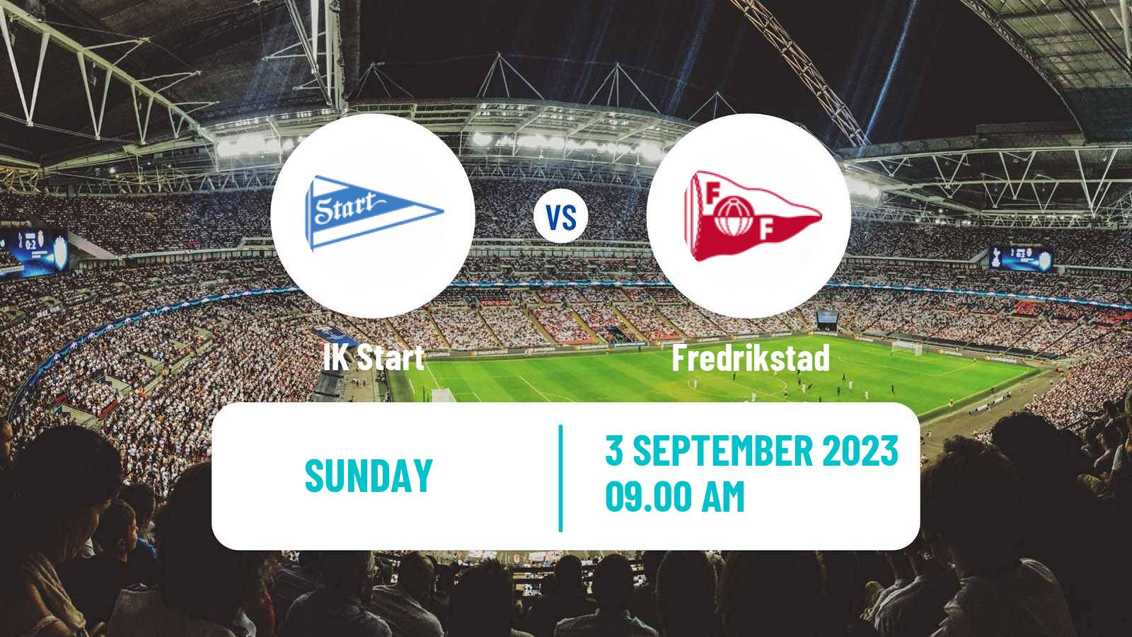 Soccer Norwegian Adeccoligaen Start - Fredrikstad