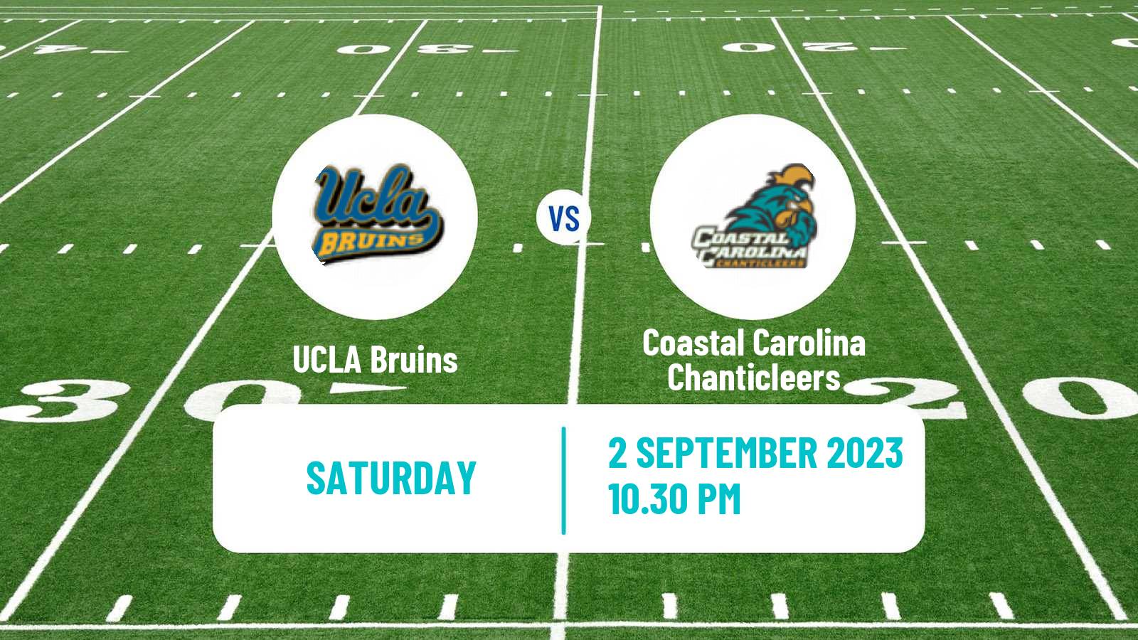 American football NCAA College Football UCLA Bruins - Coastal Carolina Chanticleers