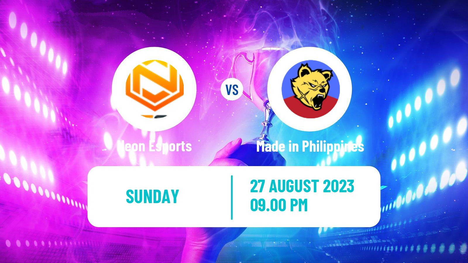 Esports Dota 2 The International Neon Esports - Made in Philippines