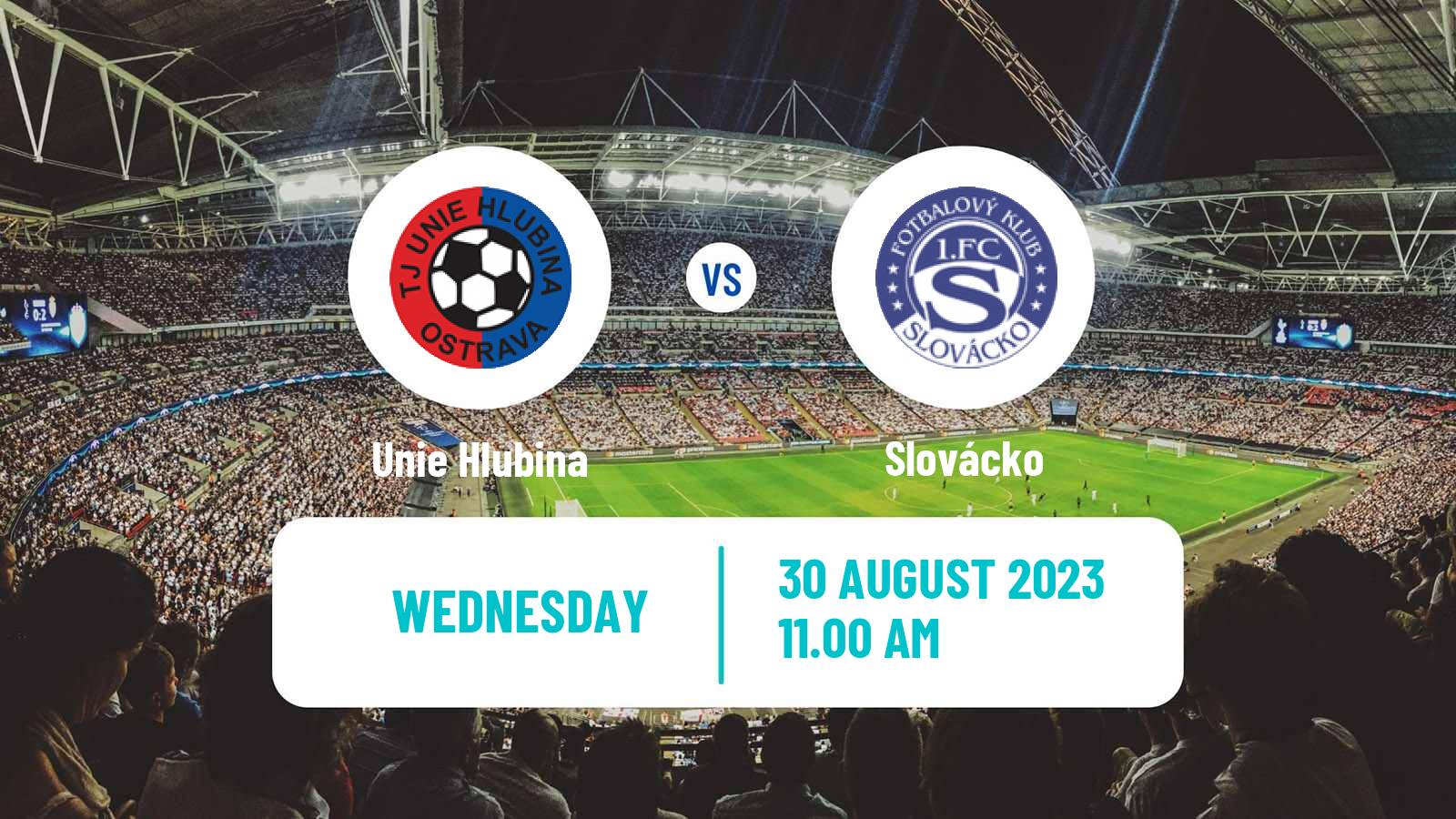 Soccer Czech Cup Unie Hlubina - Slovácko