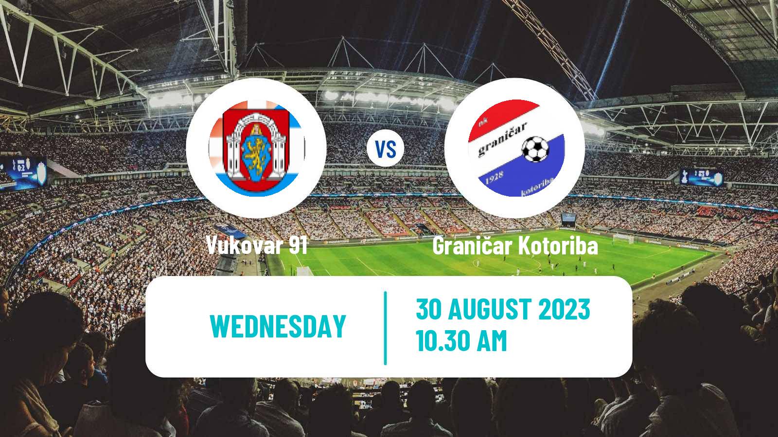 Soccer Croatian Cup Vukovar 91 - Graničar Kotoriba
