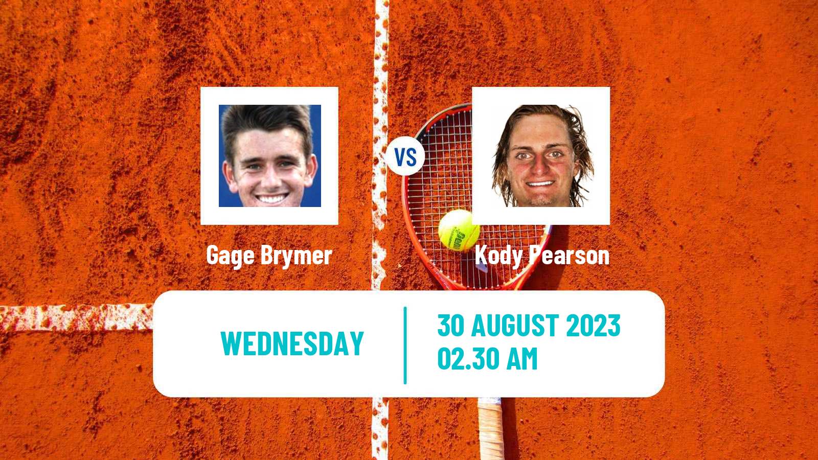 Tennis ITF M15 Nakhon Si Thammarat 7 Men Gage Brymer - Kody Pearson