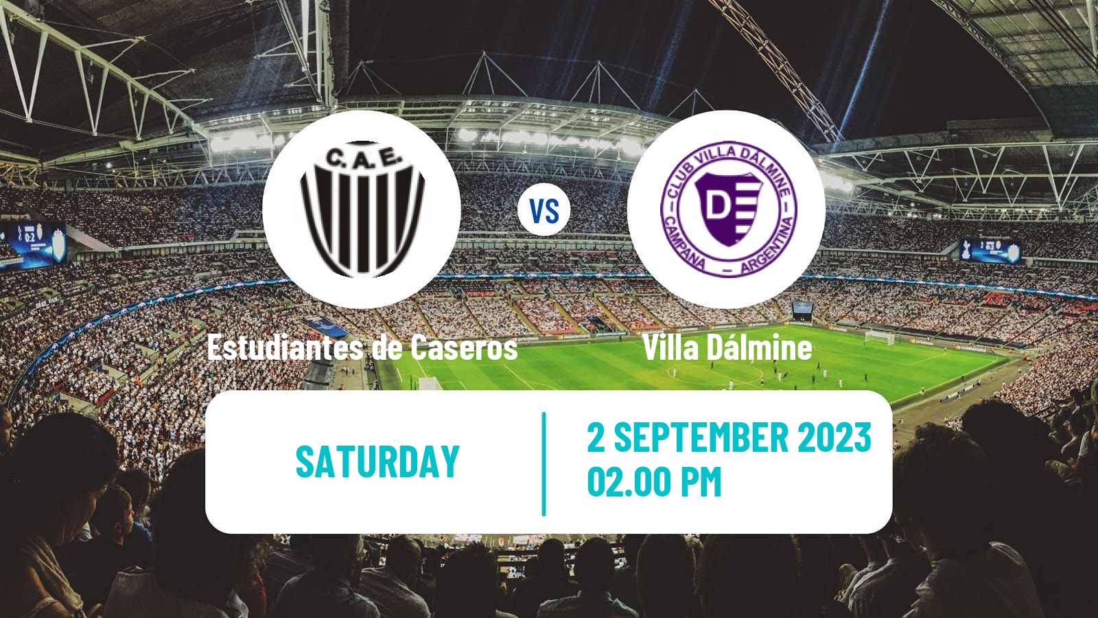 Soccer Argentinian Primera Nacional Estudiantes de Caseros - Villa Dálmine
