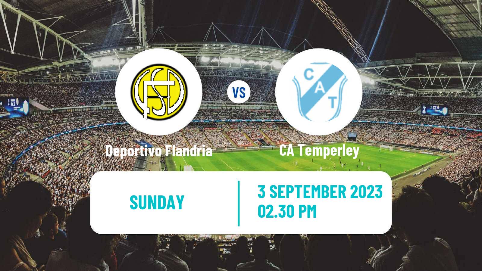 Soccer Argentinian Primera Nacional Deportivo Flandria - Temperley
