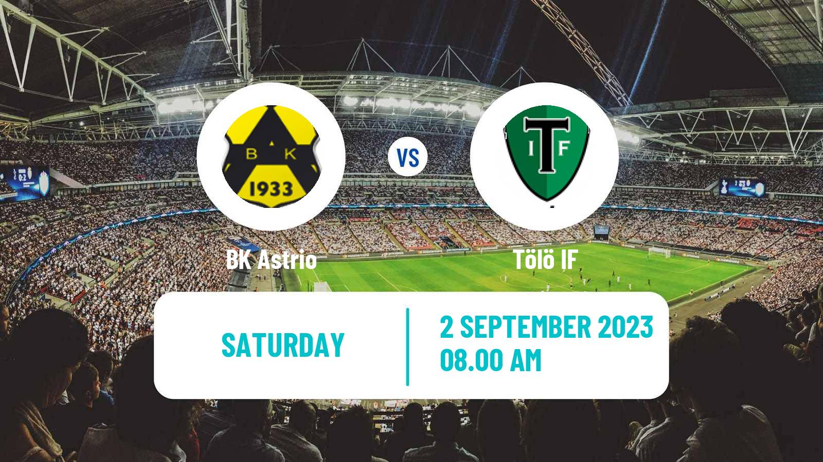 Soccer Swedish Division 2 - Västra Götaland Astrio - Tölö