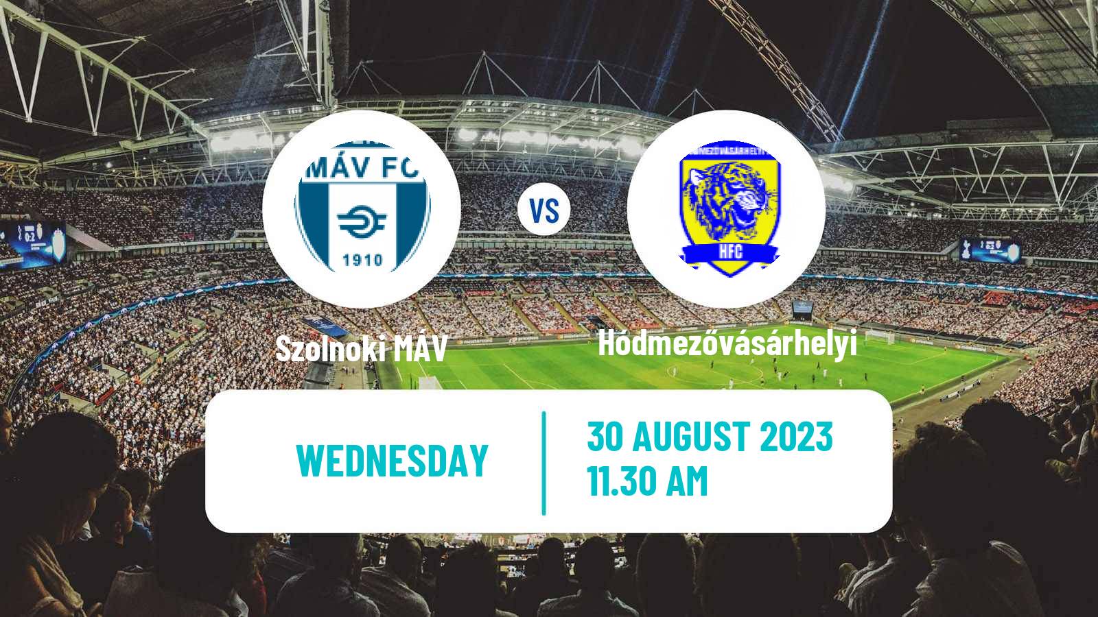 Soccer Hungarian NB III Southeast Szolnoki MÁV - Hódmezővásárhelyi