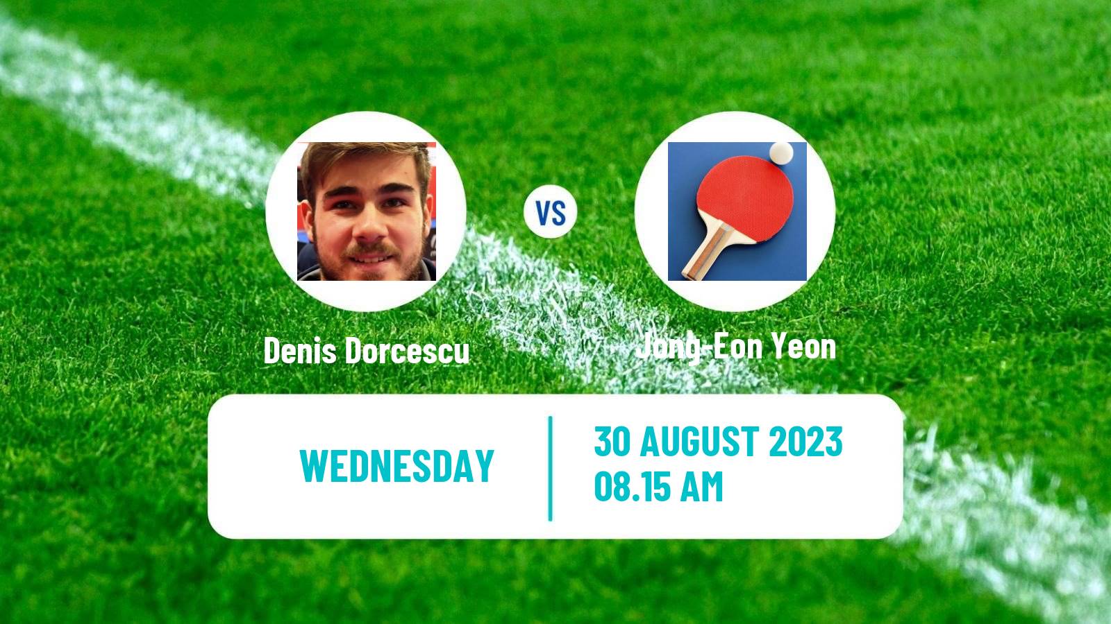 Table tennis Tt Star Series Men Denis Dorcescu - Jong-Eon Yeon