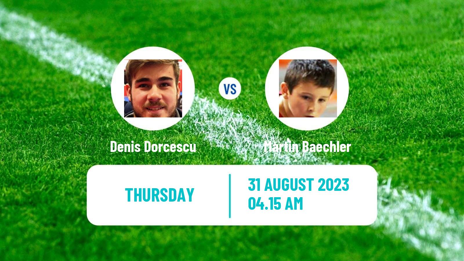 Table tennis Tt Star Series Men Denis Dorcescu - Martin Baechler
