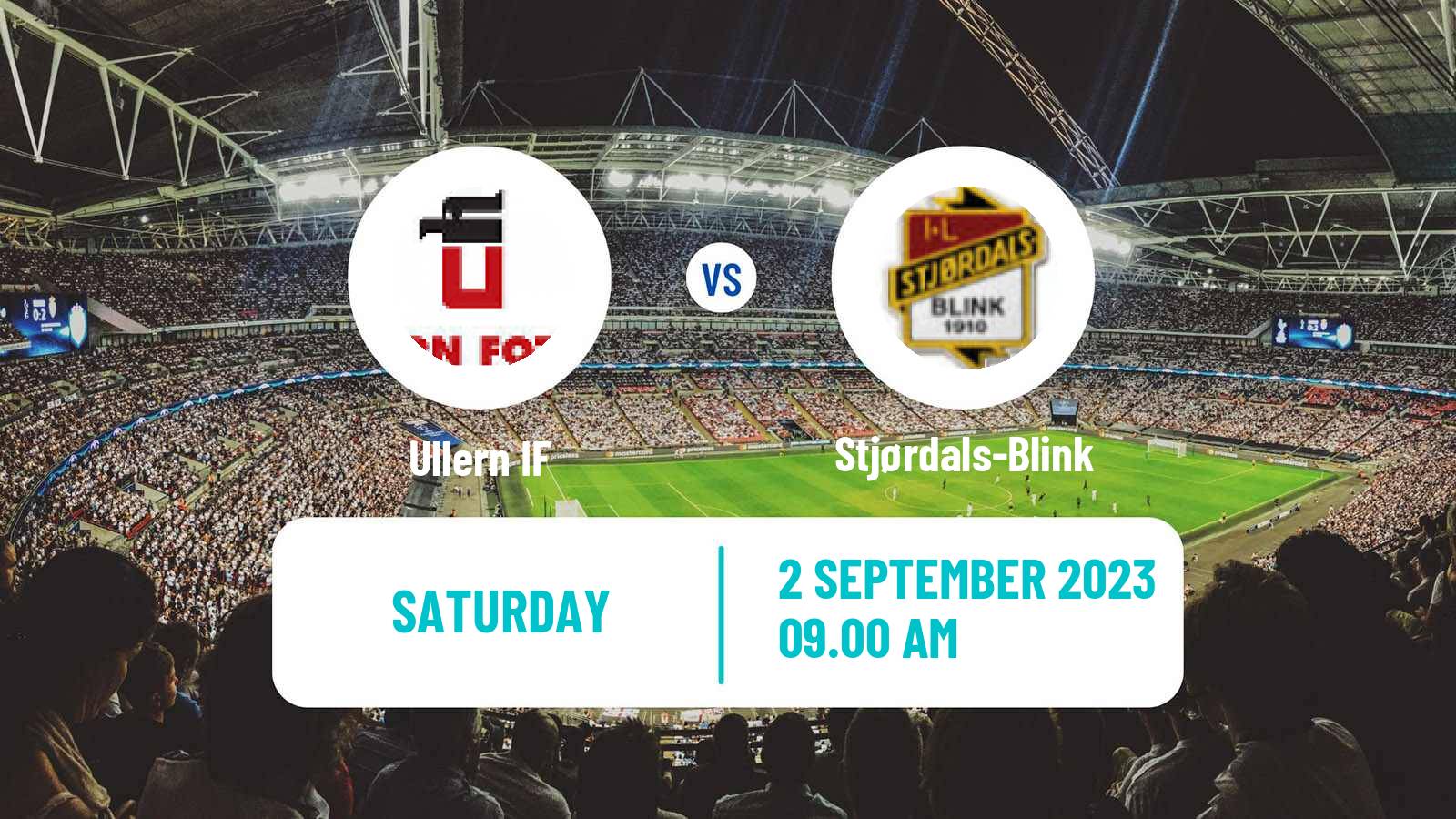 Soccer Norwegian Division 2 - Group 2 Ullern - Stjørdals-Blink
