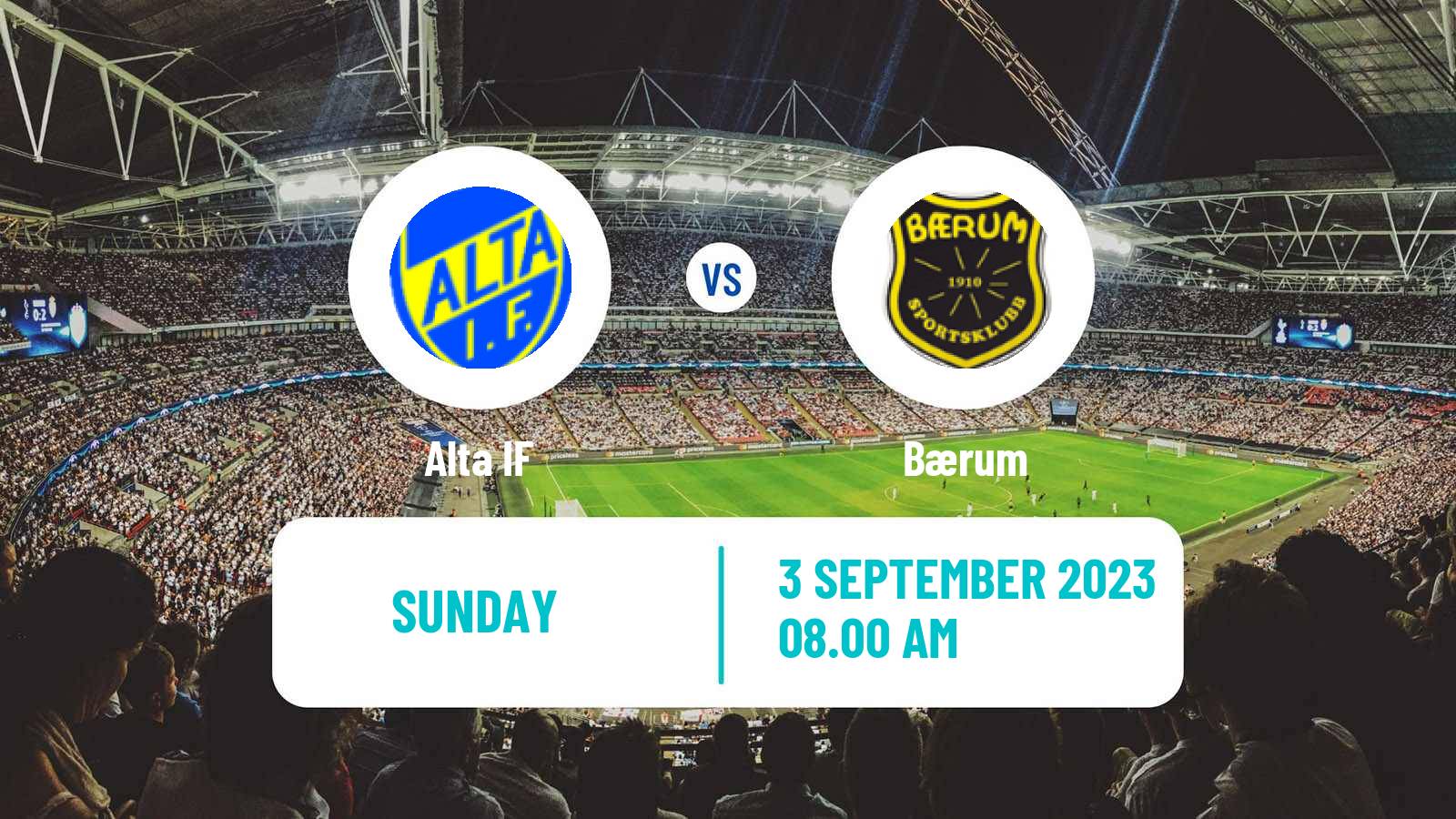 Soccer Norwegian Division 2 - Group 2 Alta - Bærum