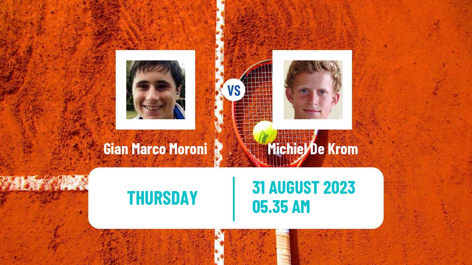 Tennis ITF M25 Oviedo Men Gian Marco Moroni - Michiel De Krom