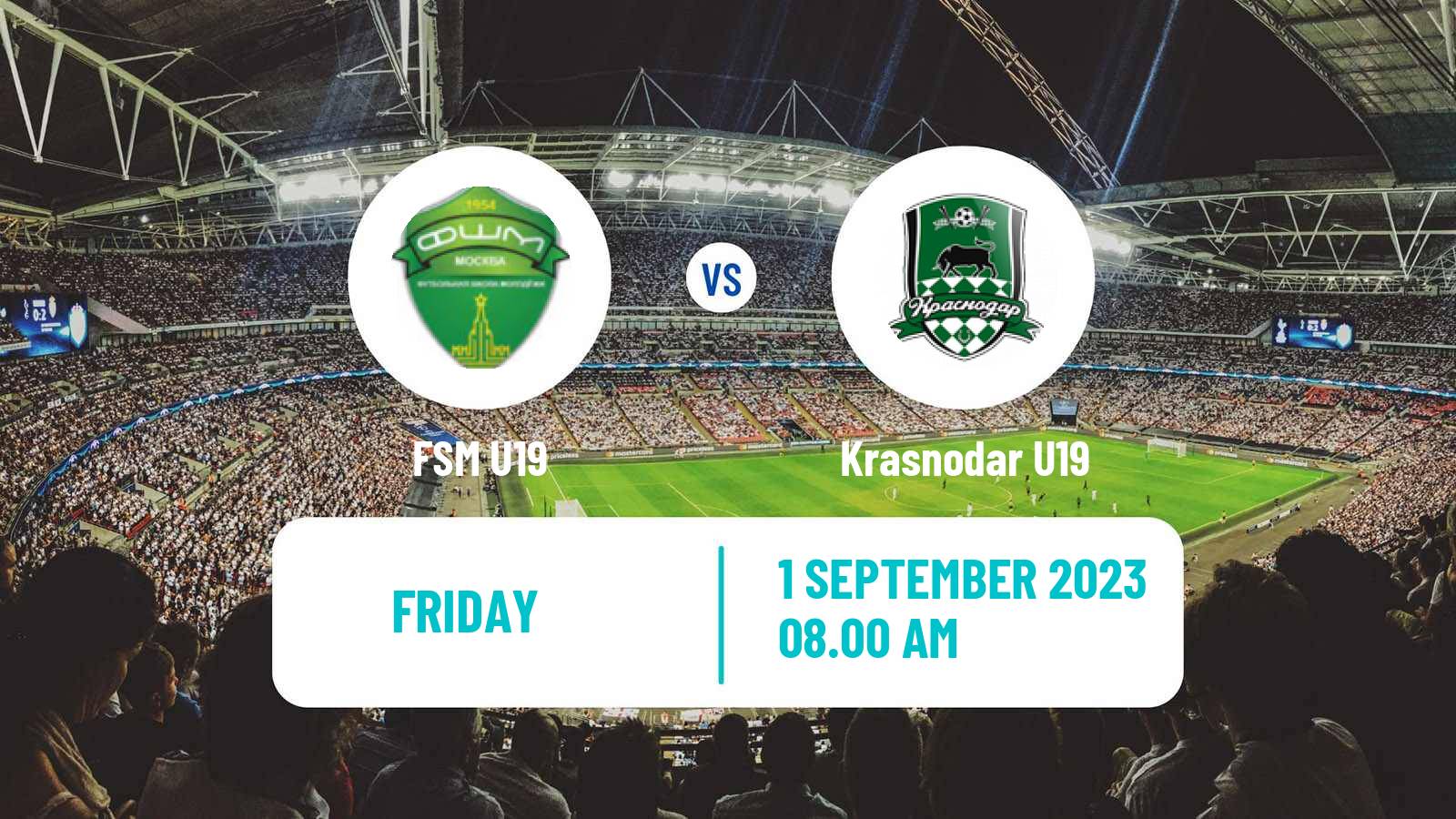 Football Russian Youth League FSM U19 - Krasnodar U19