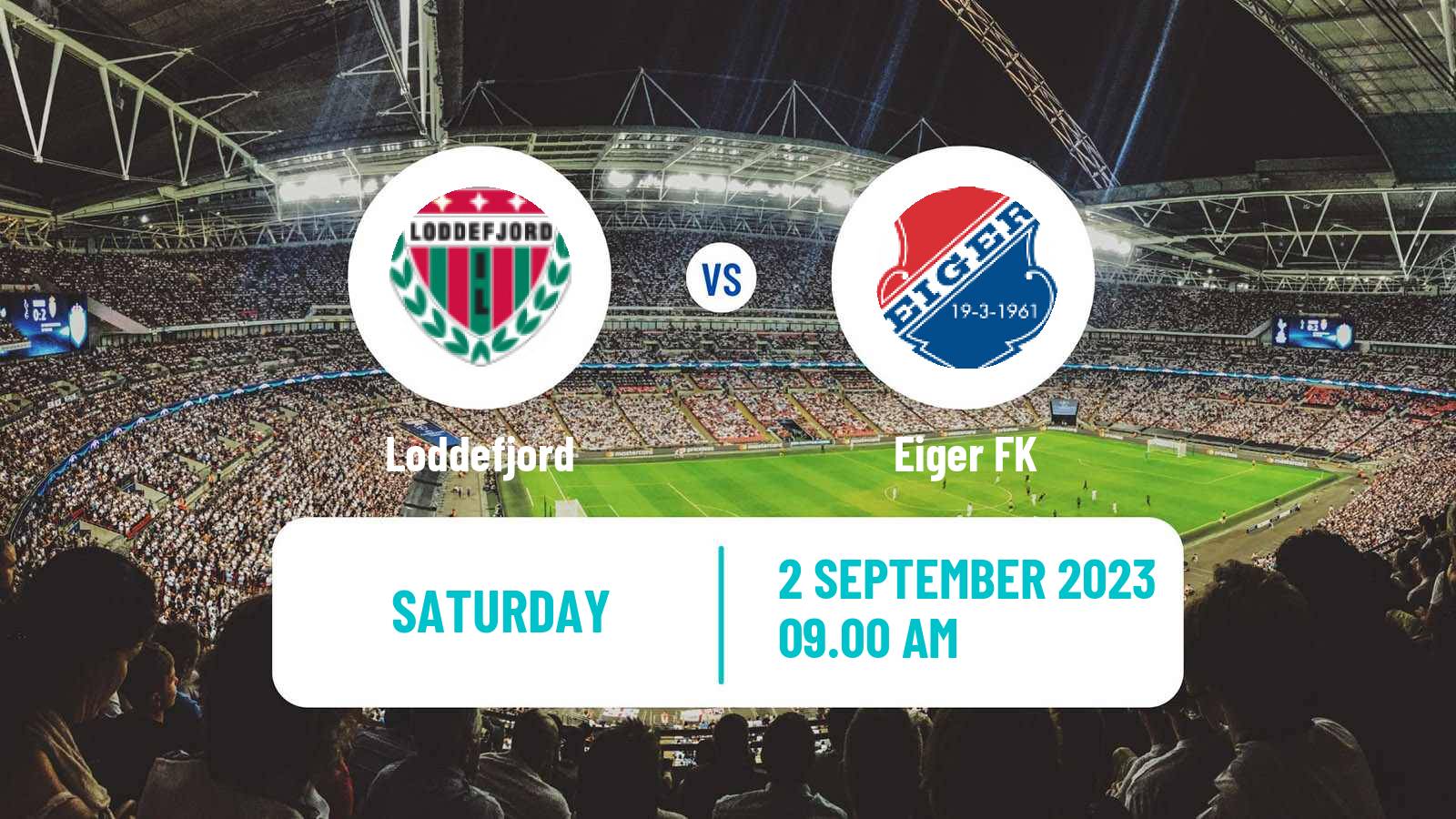 Soccer Norwegian Division 3 - Group 3 Loddefjord - Eiger
