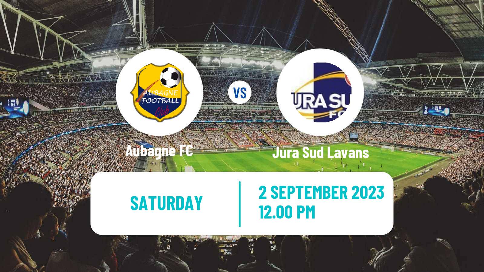 Soccer French National 2 - Group A Aubagne - Jura Sud Lavans