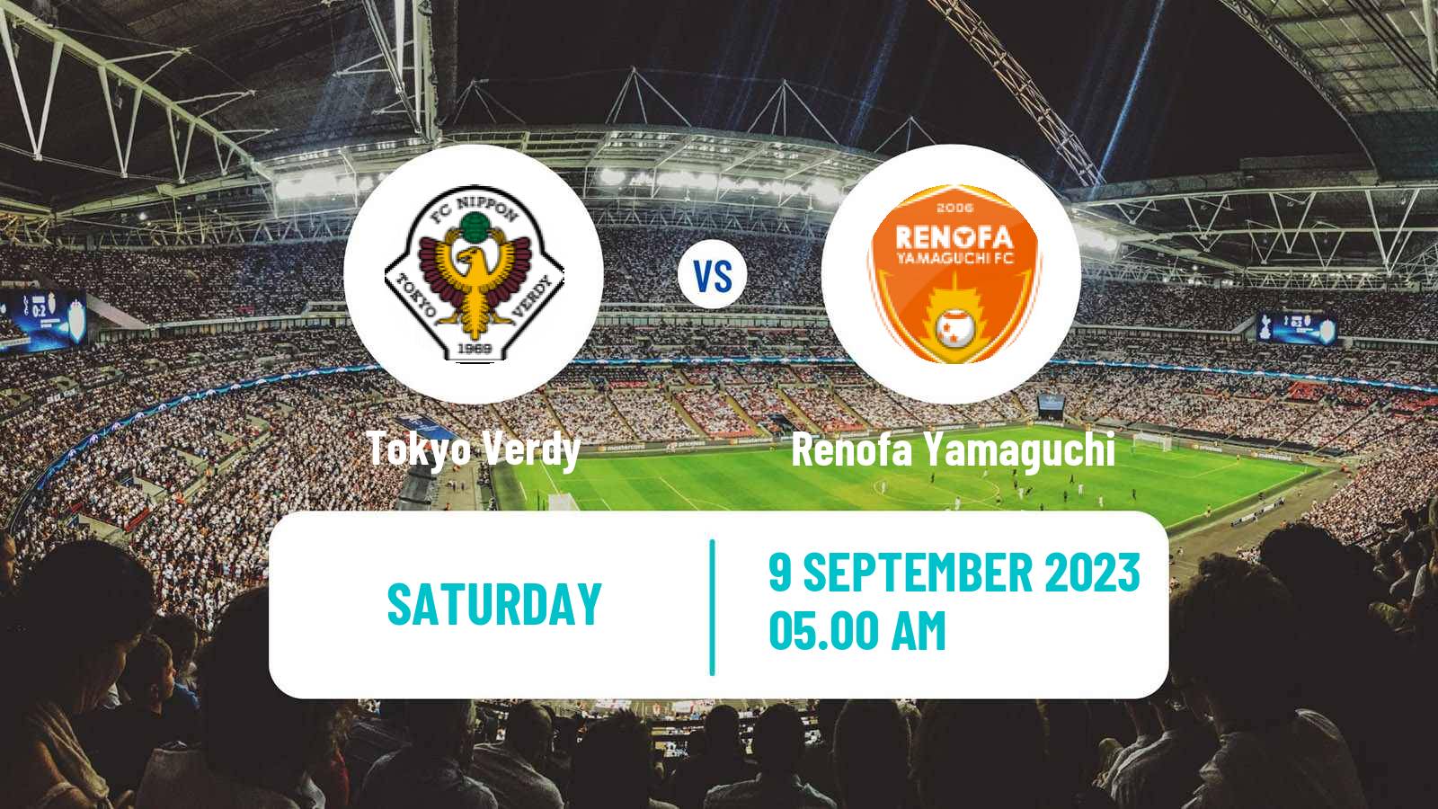 Soccer Japan J2 League Tokyo Verdy - Renofa Yamaguchi