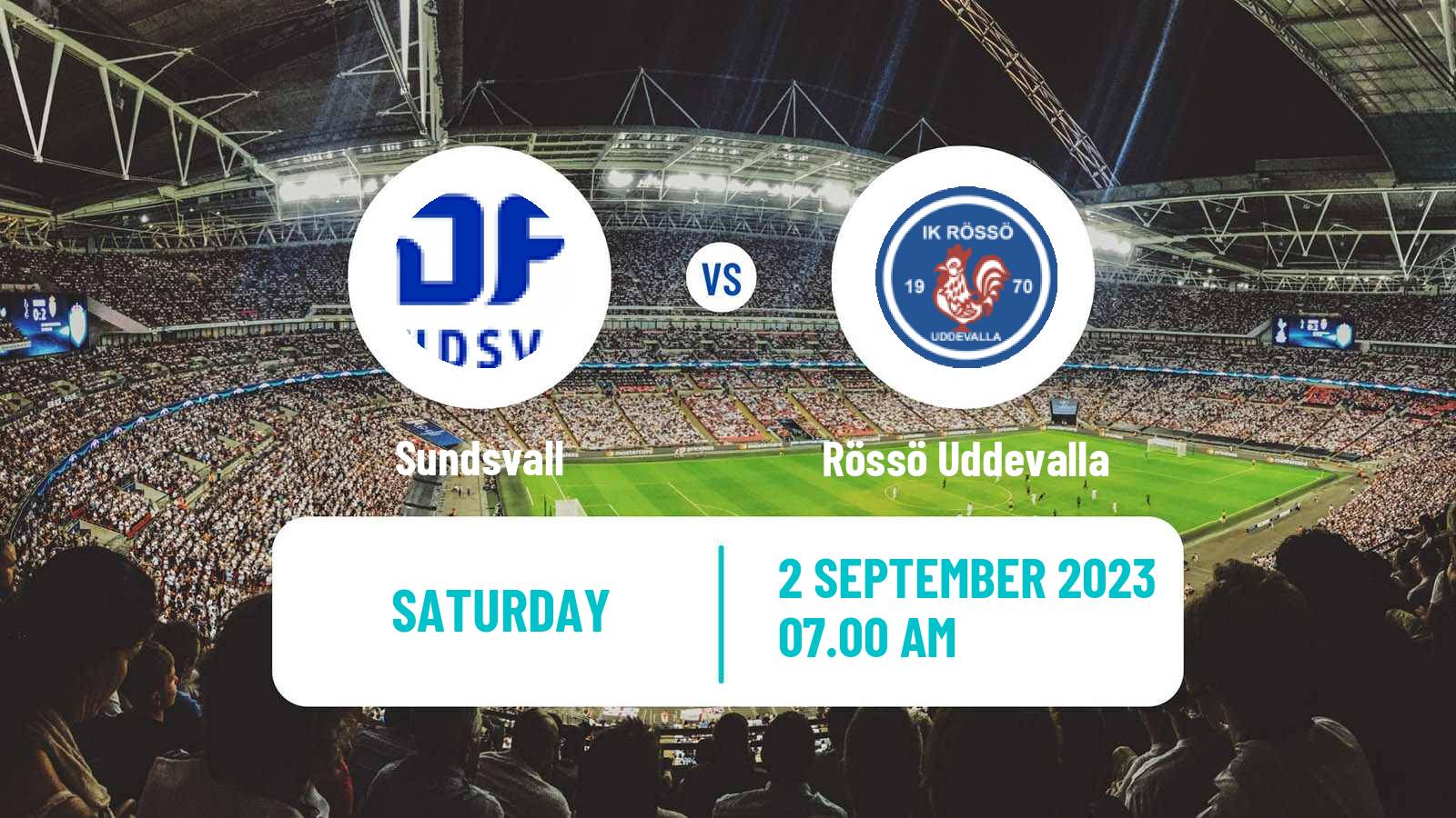Soccer Swedish Elitettan Women Sundsvall - Rössö Uddevalla