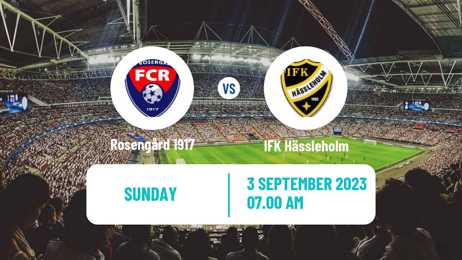 Soccer Swedish Division 2 - Södra Götaland Rosengård 1917 - IFK Hässleholm