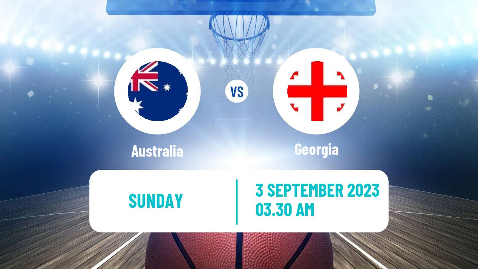 Basketball World Championship Basketball Australia - Georgia