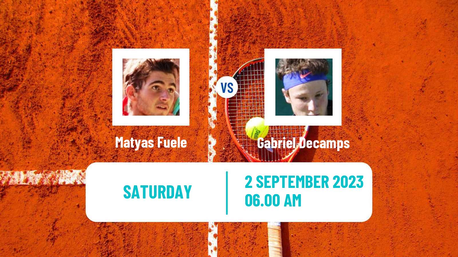 Tennis ITF M15 Budapest Men Matyas Fuele - Gabriel Decamps