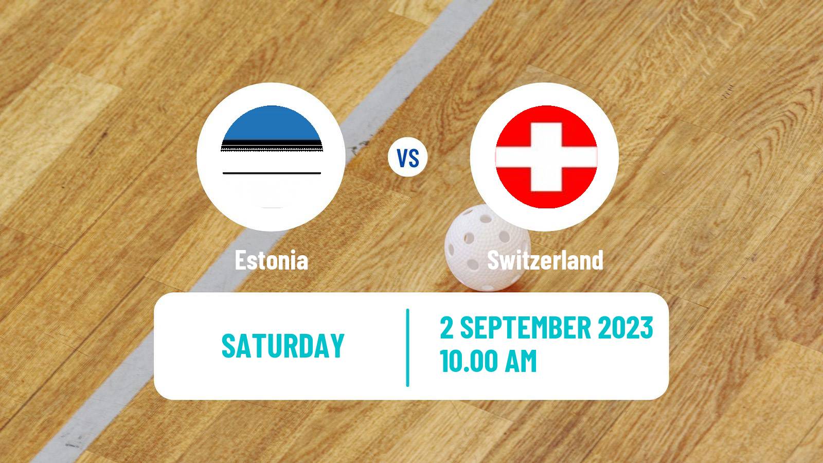 Floorball Friendly International Floorball Estonia - Switzerland