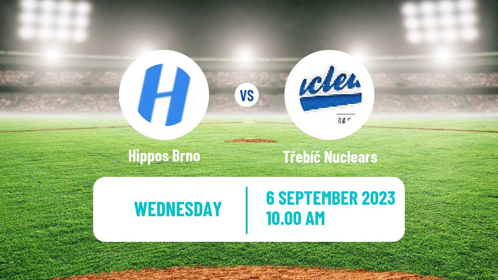 Baseball Czech Cup Baseball Hippos Brno - Třebíč Nuclears