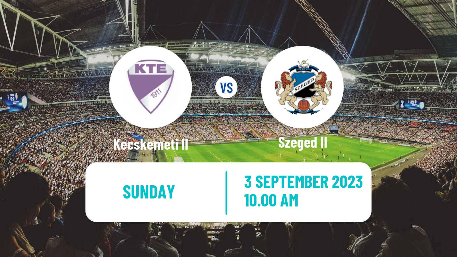 Soccer Hungarian NB III Southeast Kecskemeti II - Szeged II