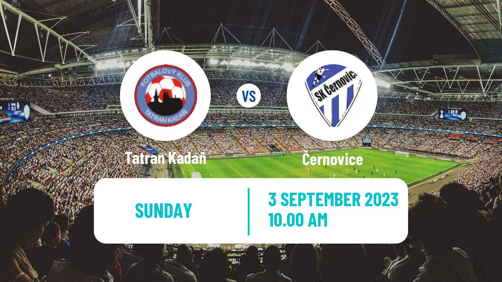 Soccer Czech Ustecky KP Tatran Kadaň - Černovice
