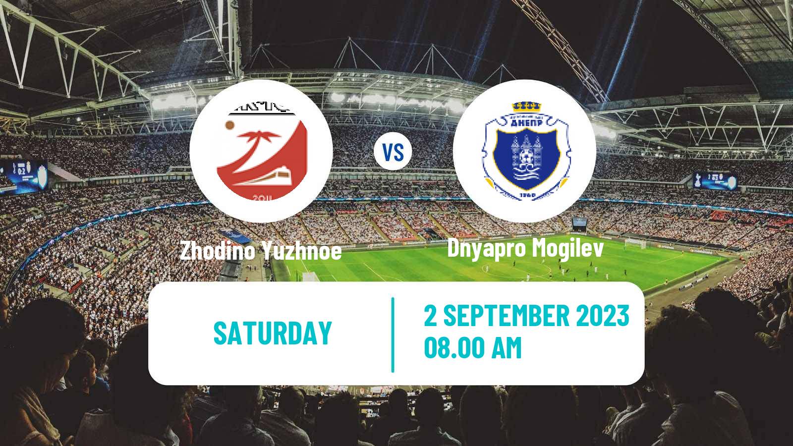Soccer Belarusian Pershaya Liga Zhodino Yuzhnoe - Dnyapro Mogilev