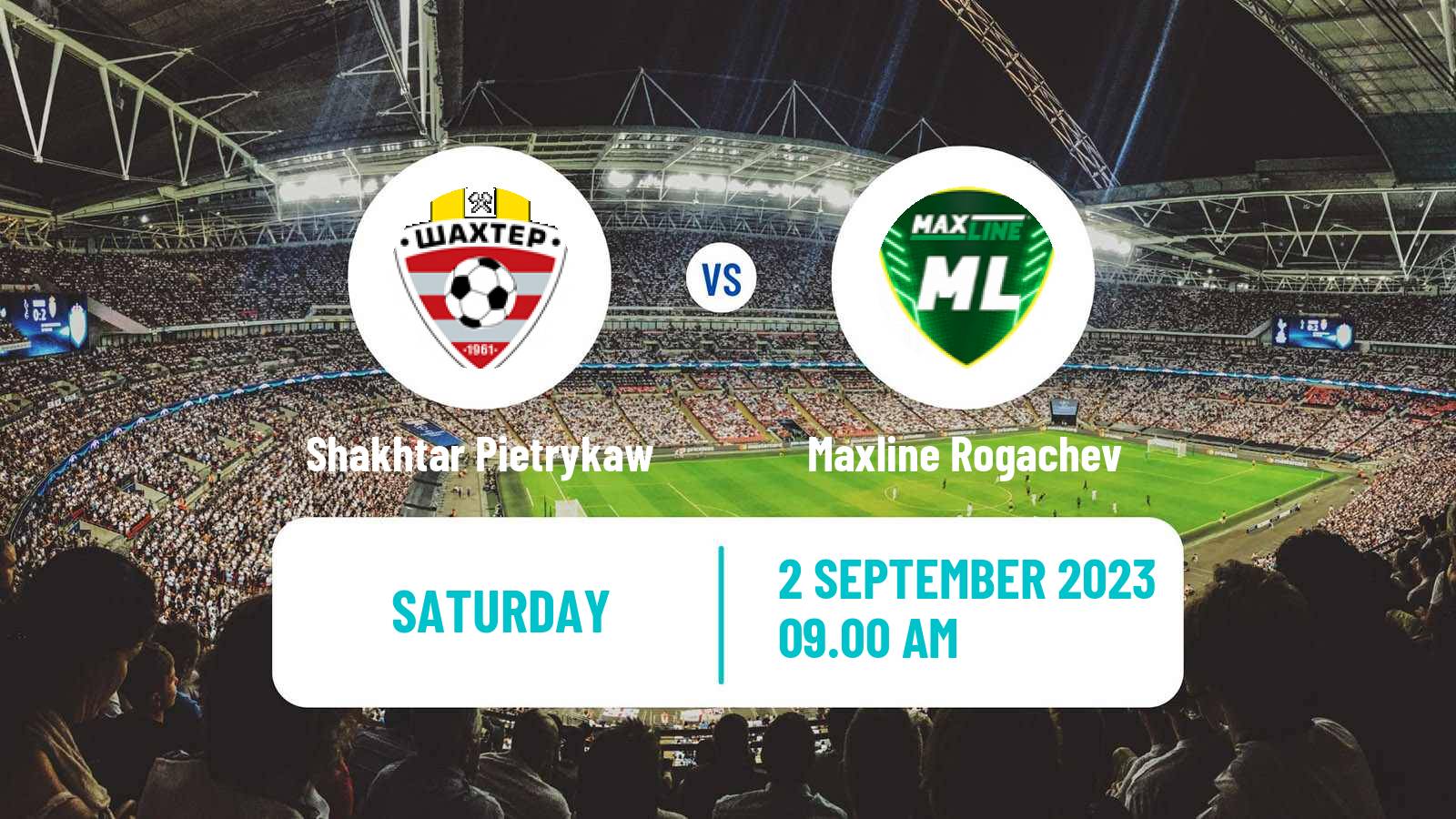 Soccer Belarusian Pershaya Liga Shakhtar Pietrykaw - ML Vitebsk