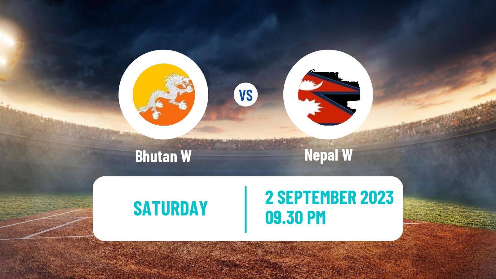 Cricket ICC World Twenty20 Women Bhutan W - Nepal W