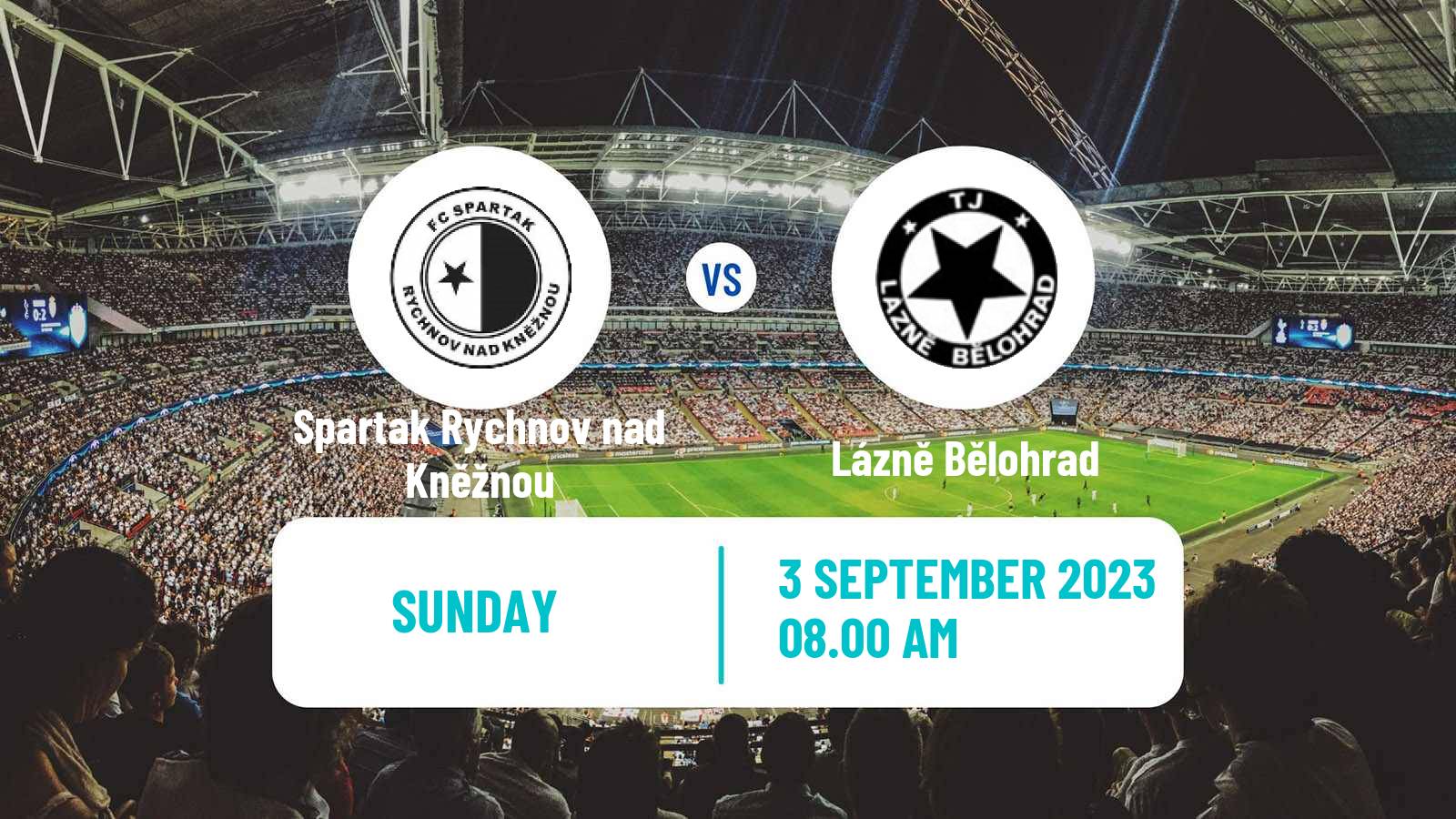 Soccer Czech Kralovehradecky KP Spartak Rychnov nad Kněžnou - Lázně Bělohrad