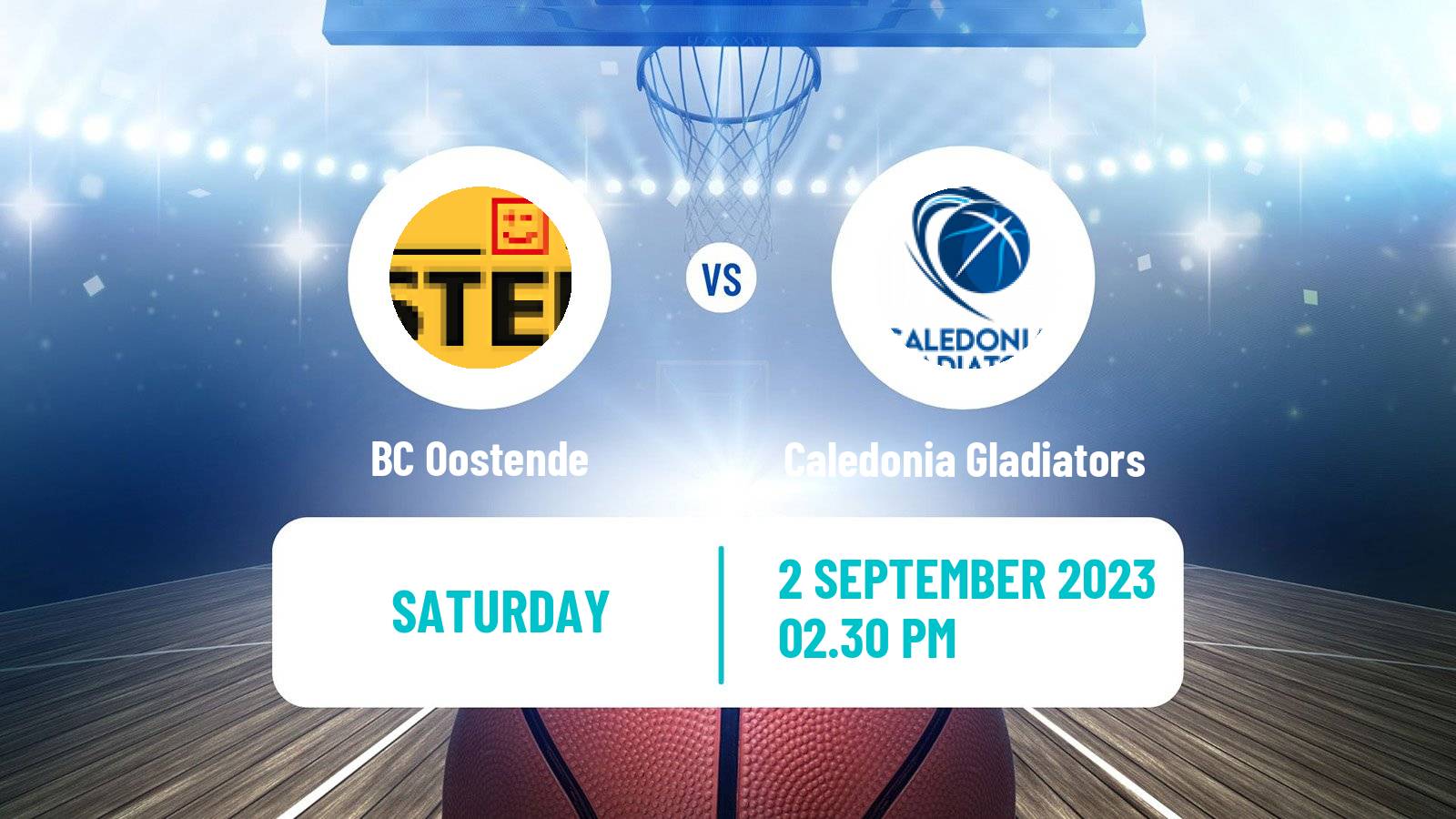 Basketball Club Friendly Basketball Oostende - Caledonia Gladiators