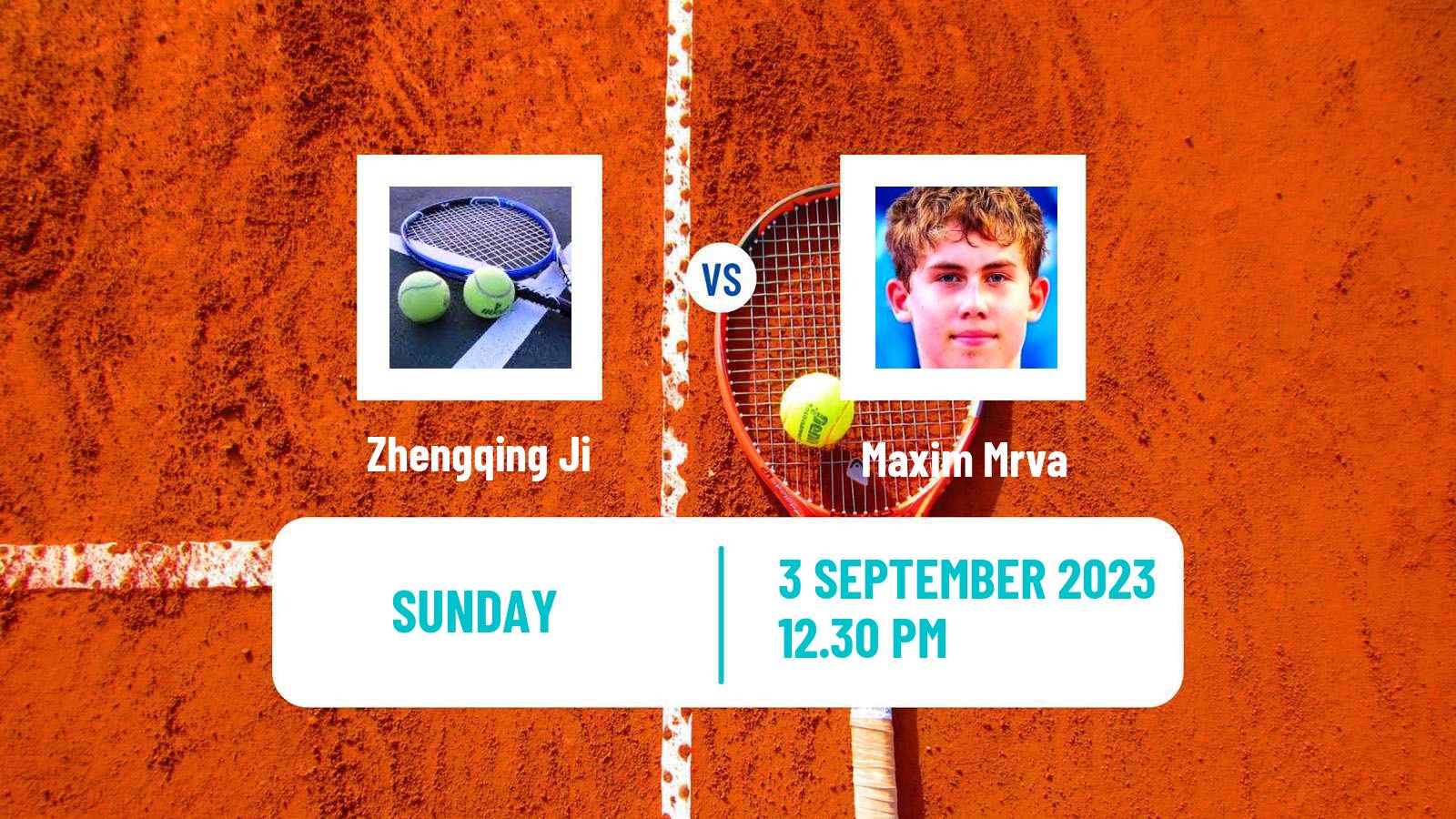Tennis Boys Singles US Open Zhengqing Ji - Maxim Mrva