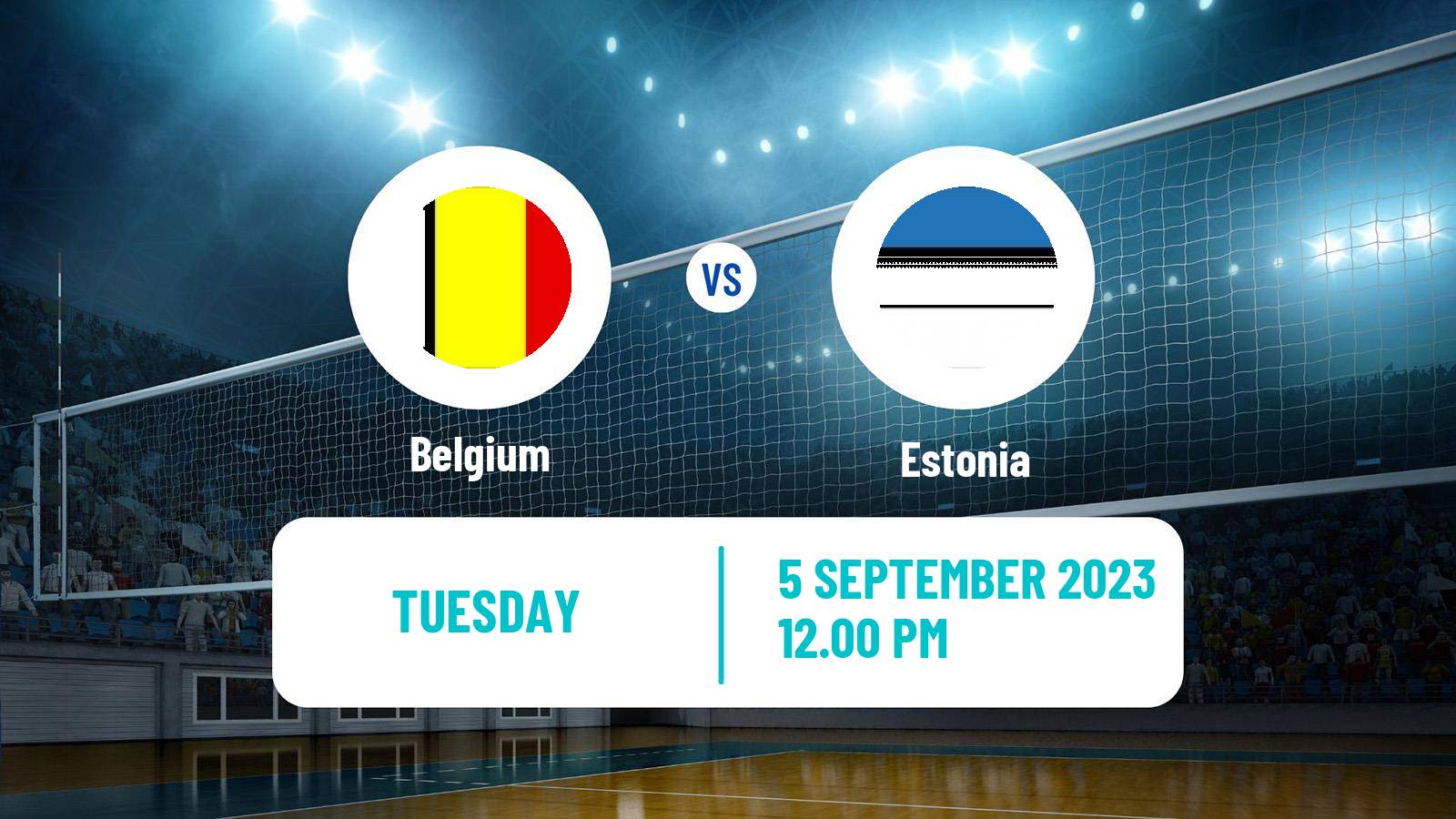 Volleyball European Championships Volleyball Belgium - Estonia