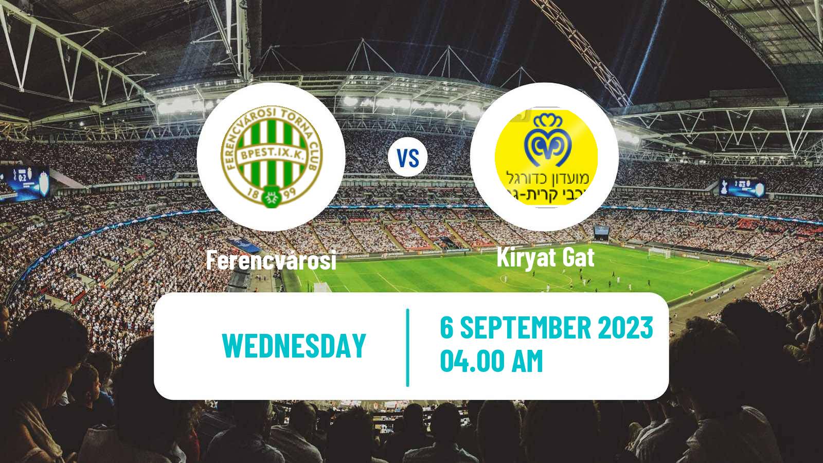 Soccer UEFA Champions League Women Ferencvárosi - Kiryat Gat