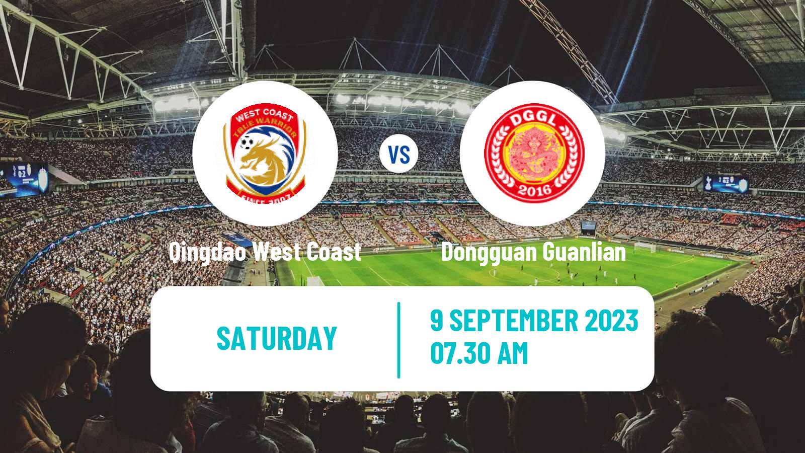 Soccer Chinese Jia League Qingdao West Coast - Dongguan Guanlian