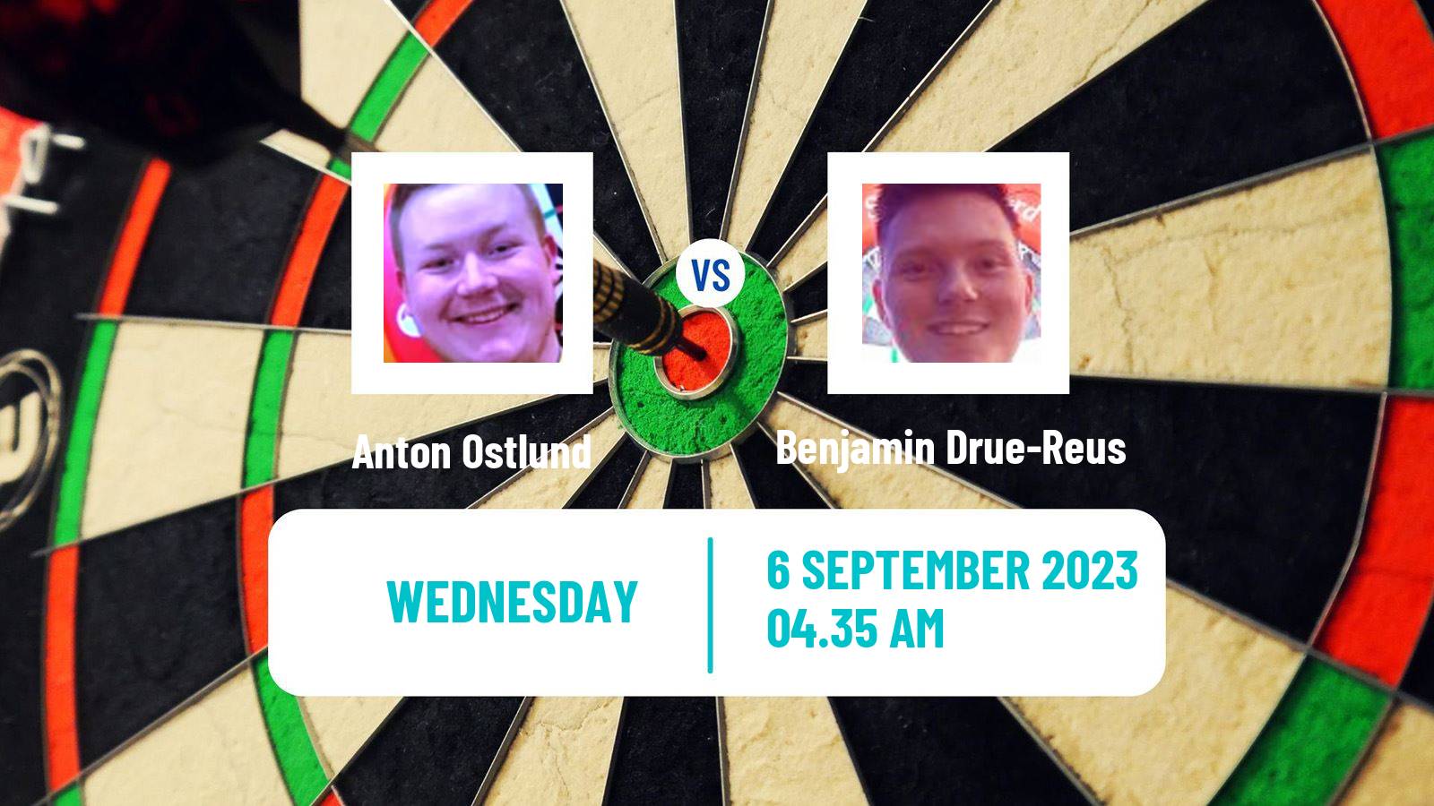 Darts Modus Super Series Anton Ostlund - Benjamin Drue-Reus