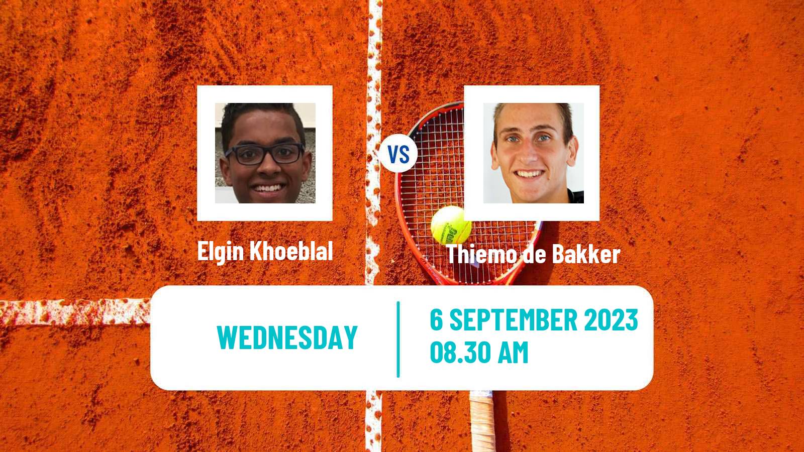 Tennis ITF M15 Haren Men Elgin Khoeblal - Thiemo de Bakker