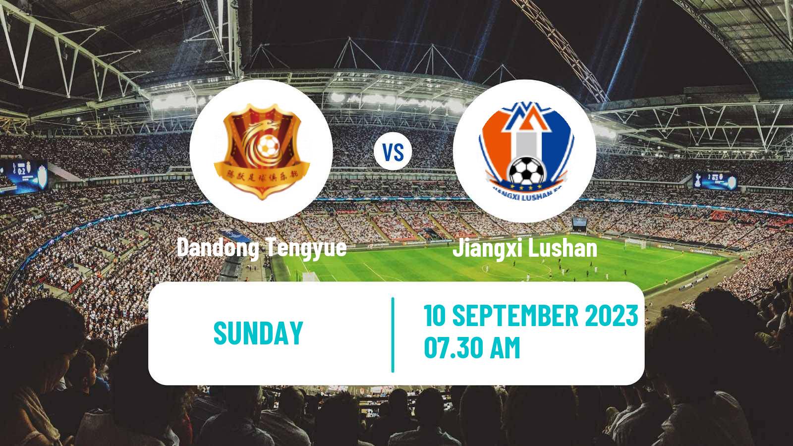 Soccer Chinese Jia League Dandong Tengyue - Jiangxi Lushan