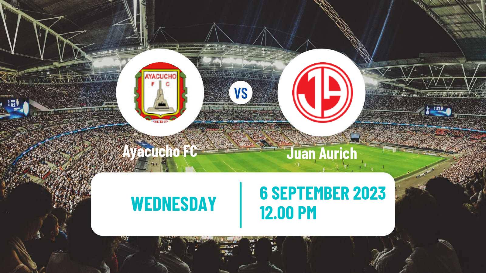 Soccer Peruvian Liga 2 Ayacucho - Juan Aurich
