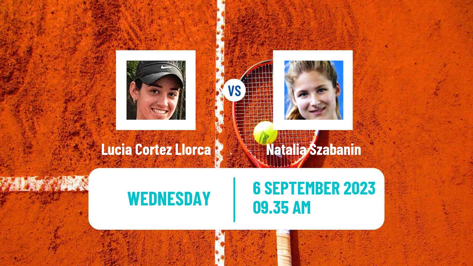 Tennis ITF W60 Vienna Women Lucia Cortez Llorca - Natalia Szabanin