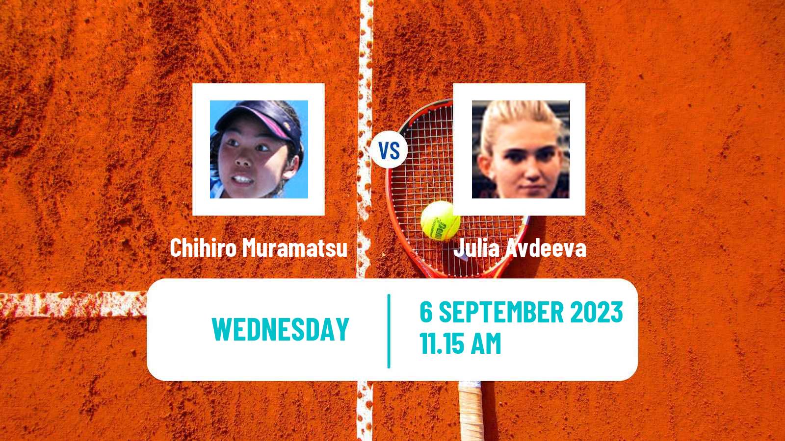 Tennis ITF W60 Vienna Women Chihiro Muramatsu - Julia Avdeeva