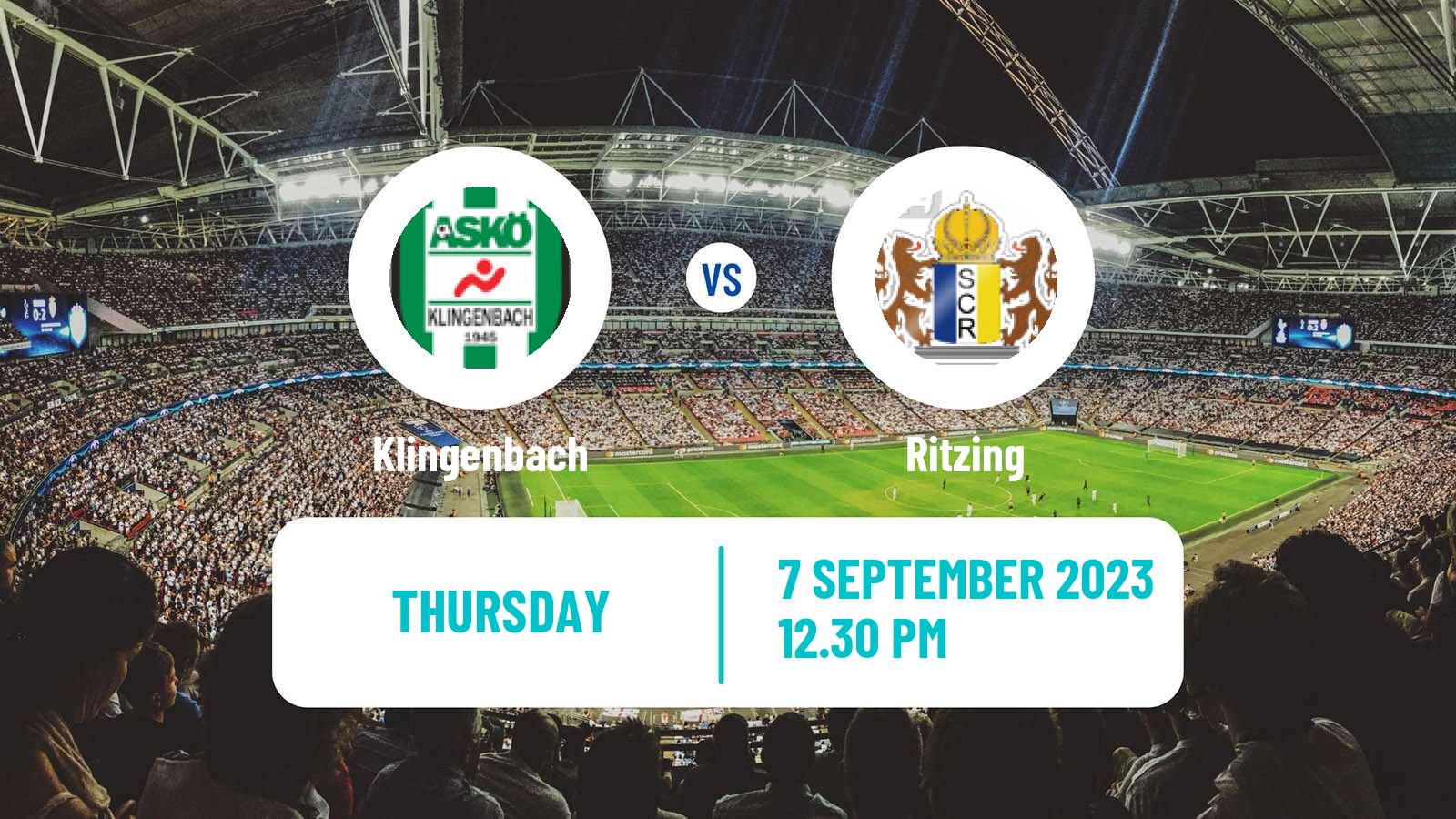 Soccer Austrian Landesliga Burgenland Klingenbach - Ritzing