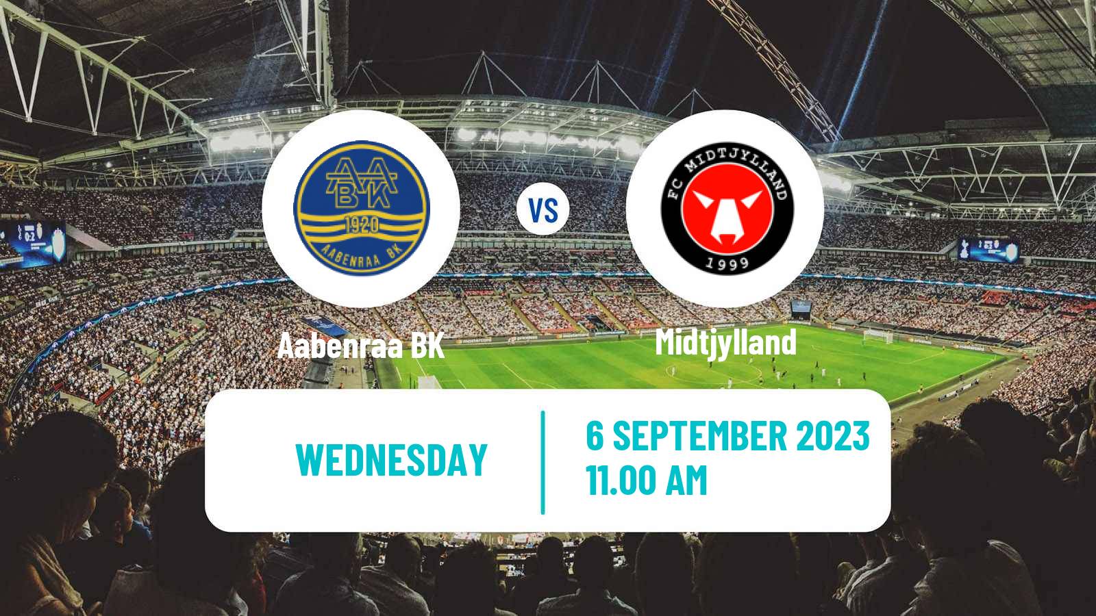 Football Danish Landspokal Cup Aabenraa - Midtjylland