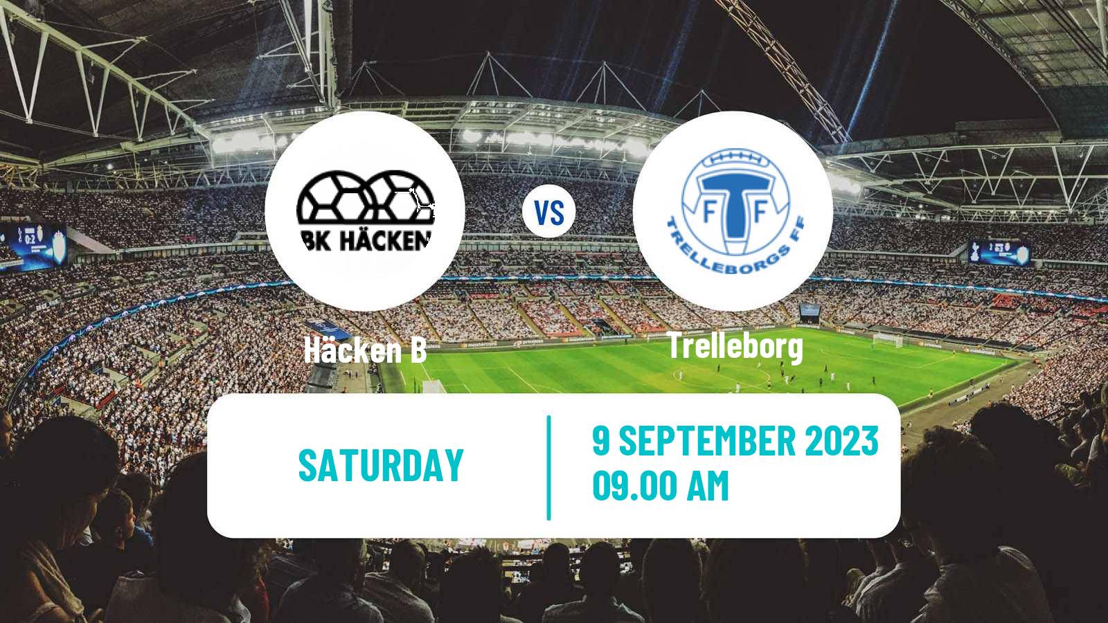 Soccer Swedish Elitettan Women Häcken B - Trelleborg