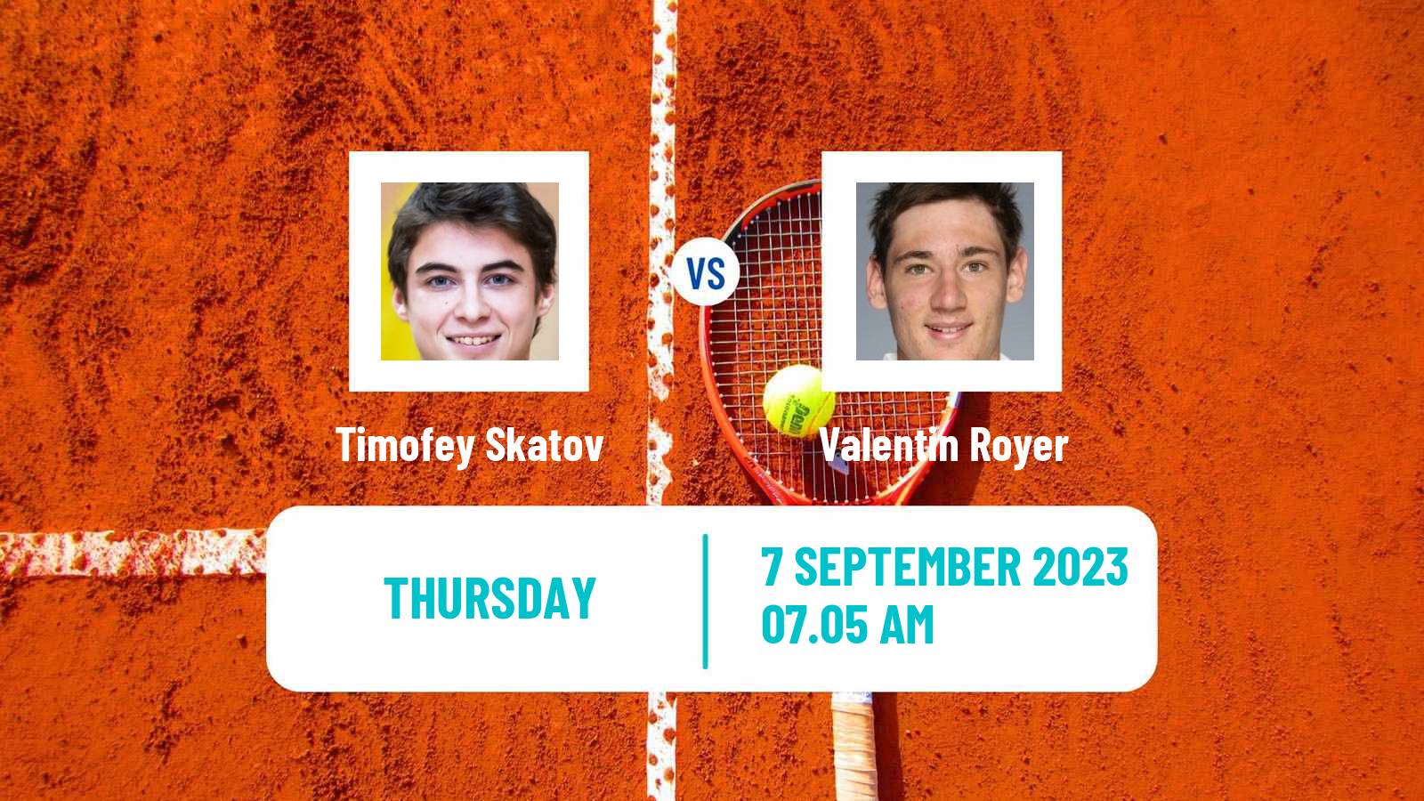 Tennis Seville Challenger Men Timofey Skatov - Valentin Royer